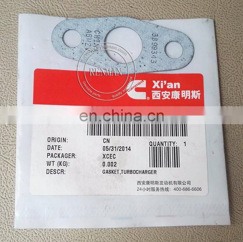 Cummins ISM QSM M11 L10 diesel engine turbocharger gasket 3899343