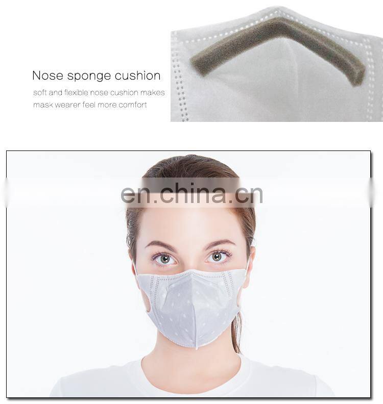 New Pattern Customizable Reusable Air Filtering Mask with Ear Loop