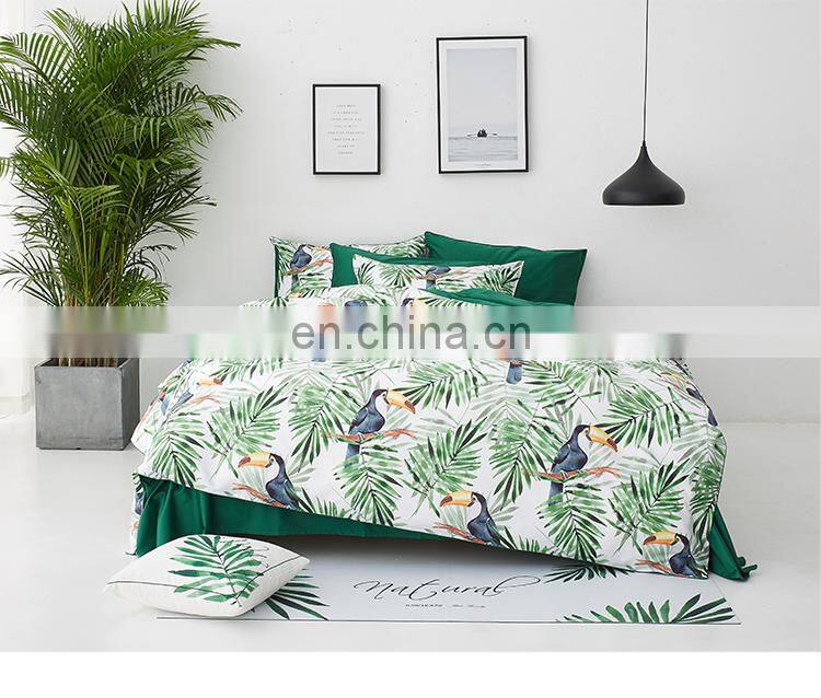 RAWHOUSE Home textile bird print bedding set cotton100%