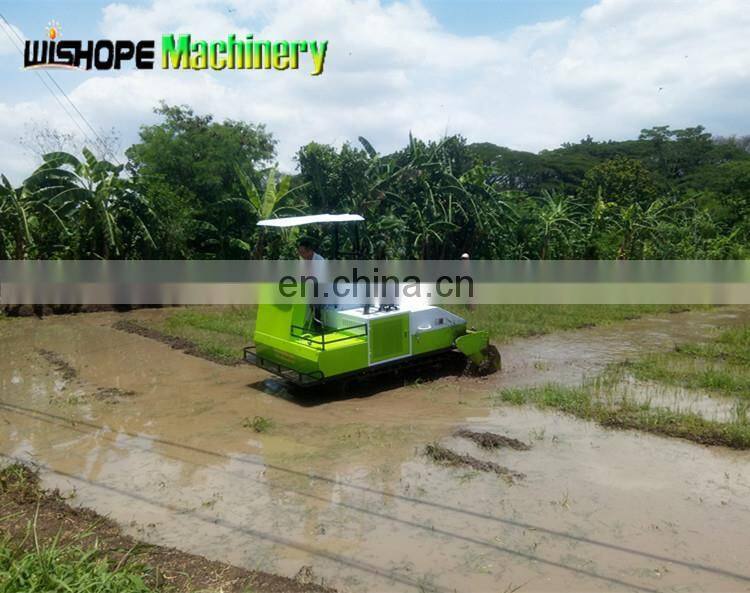 Agricultural Crawler Tractor Water Field Rotary Tiller Cultivator