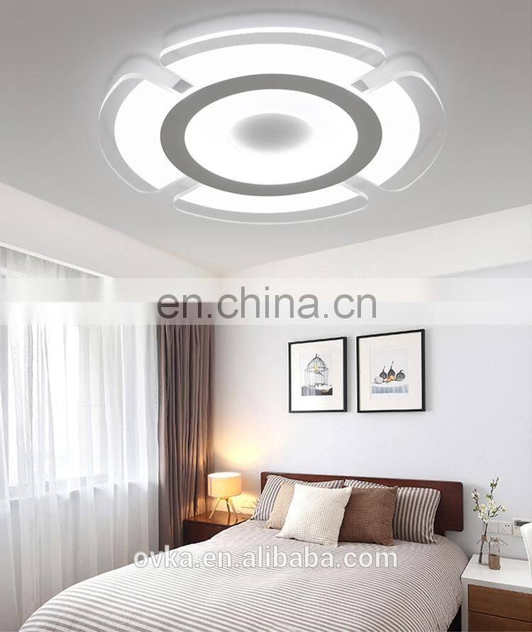 Creative acrylic round living room led ceiling light