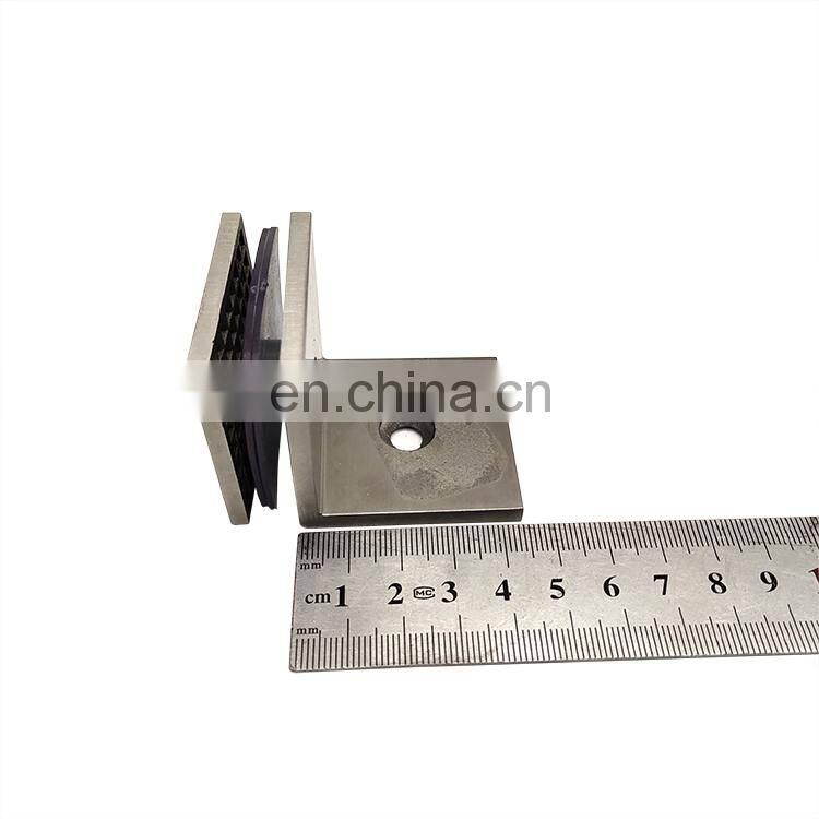 Stainless steel fitting 135 degree hinge glass to wall shower room glass door clamp