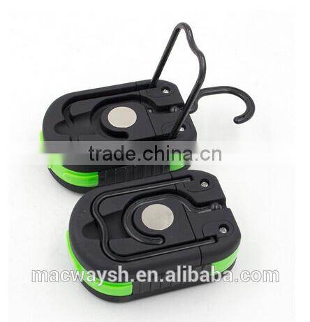 Factory COB magnetic work light led camping light with stand