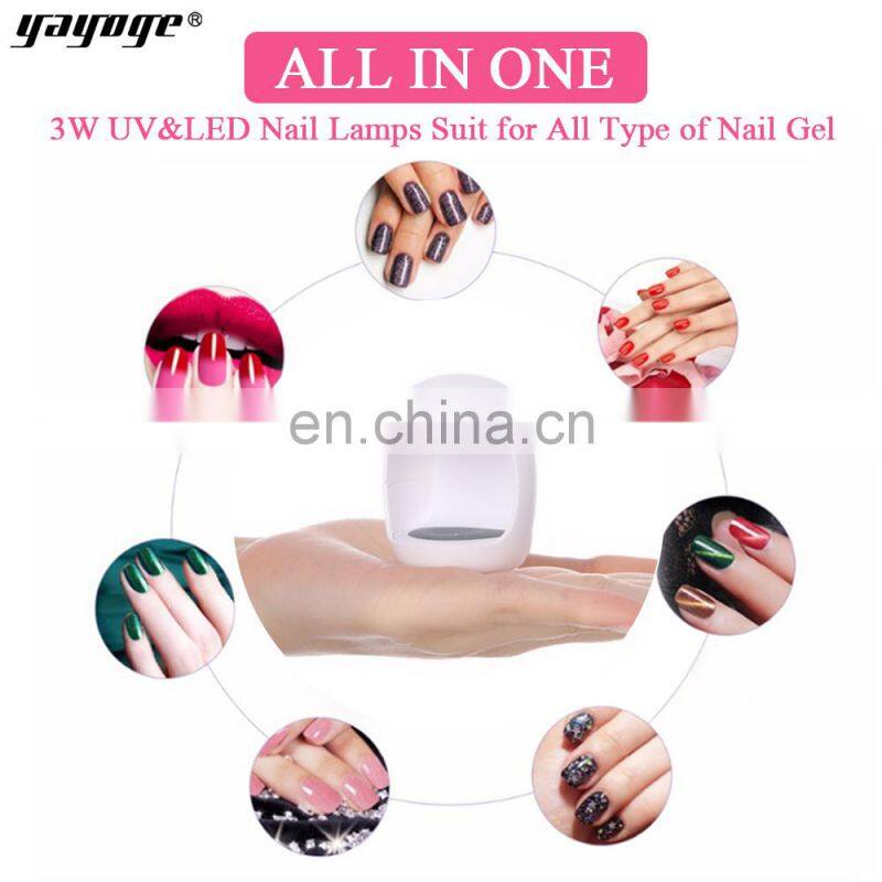 Dropping Shipping Gel Polish Set Two Hands Finger Uv Lamp Nail Dryer