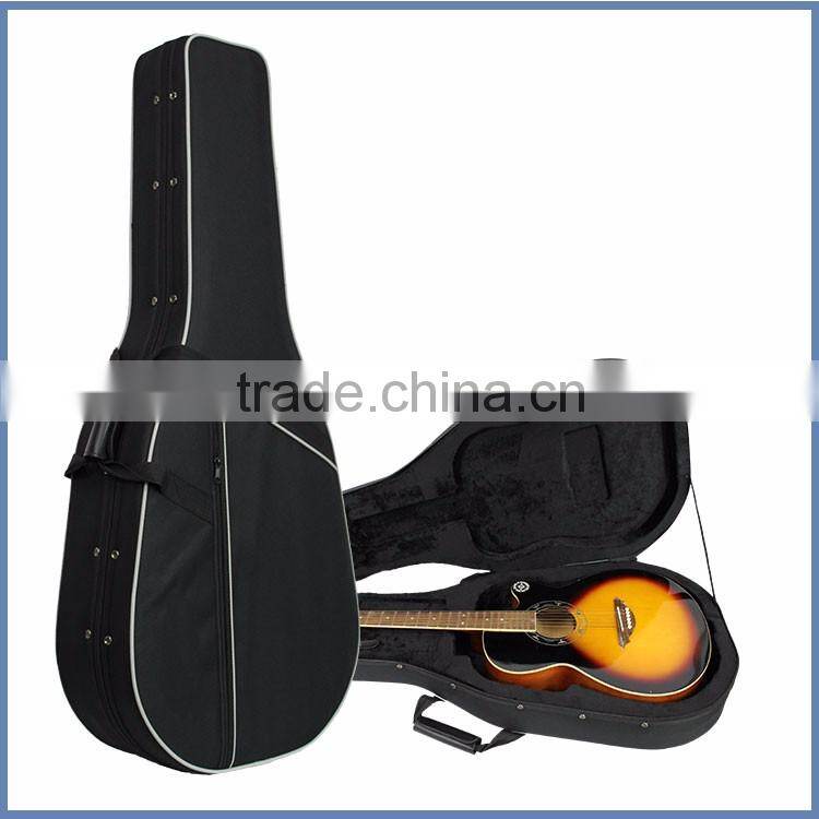 Super jumbo guitar case,bass foam guitar case