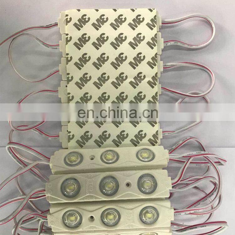 DC 12V Waterproof Injection Led Modules Light 5730 SMD 3Leds High Power Led Backlighting Modules Case With Cover Lens