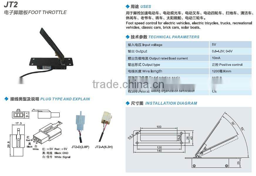 SAYOON Foot Accelerator Pedal JT2