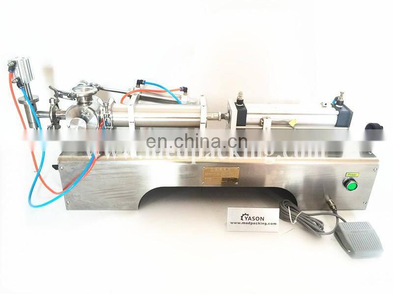 50-1000ml Single Head Cream Shampoo Filling Machine with Mixer
