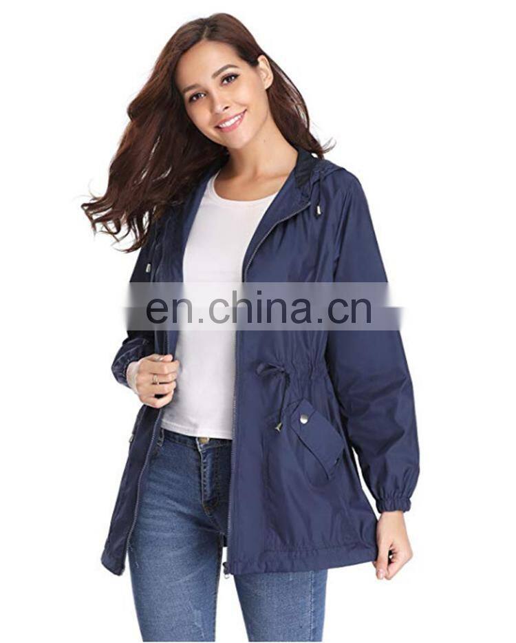 Wholesale custom brand womens jackets denim outdoor waterproof down jacket custom hoodies plus size coat
