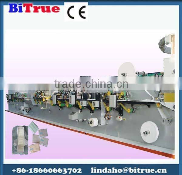 sanitary napkin making machine