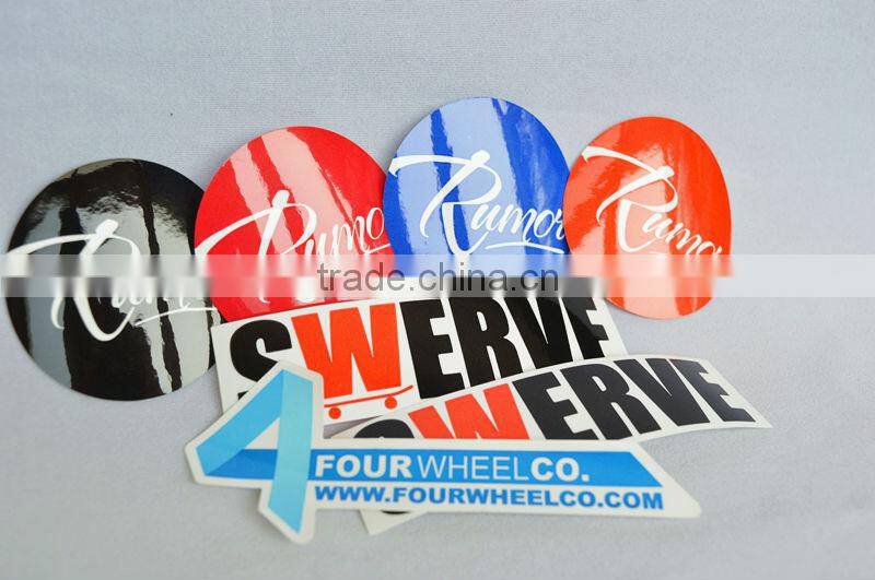 Glossy wine labels stickers printing paper PP PE PVC label tag