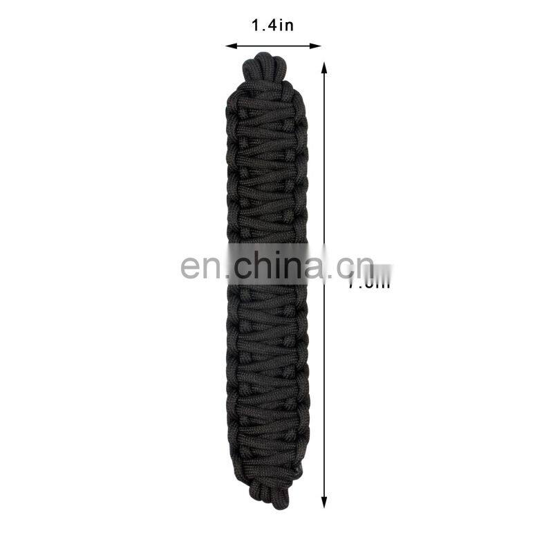 2PCS Black Paracord Door Limiting Straps Limiter Restrictor For Jeep Wrangler CJ YJ TJ JK