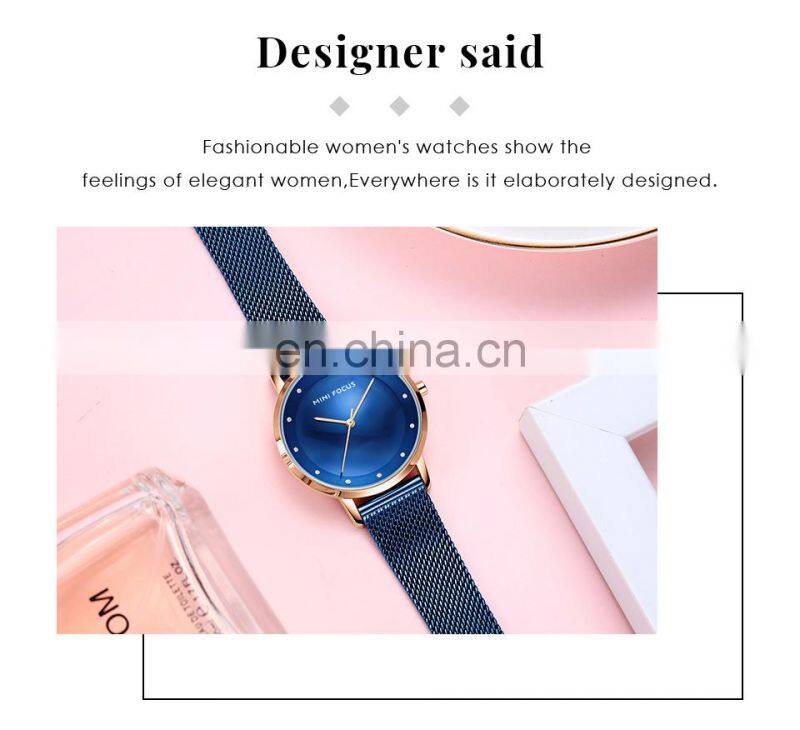 MINI FOCUS MF0332L Ultra-Thin Fashion Watches Waterproof Brand Luxury Wristwatch Fashion Casual Quartz Watch