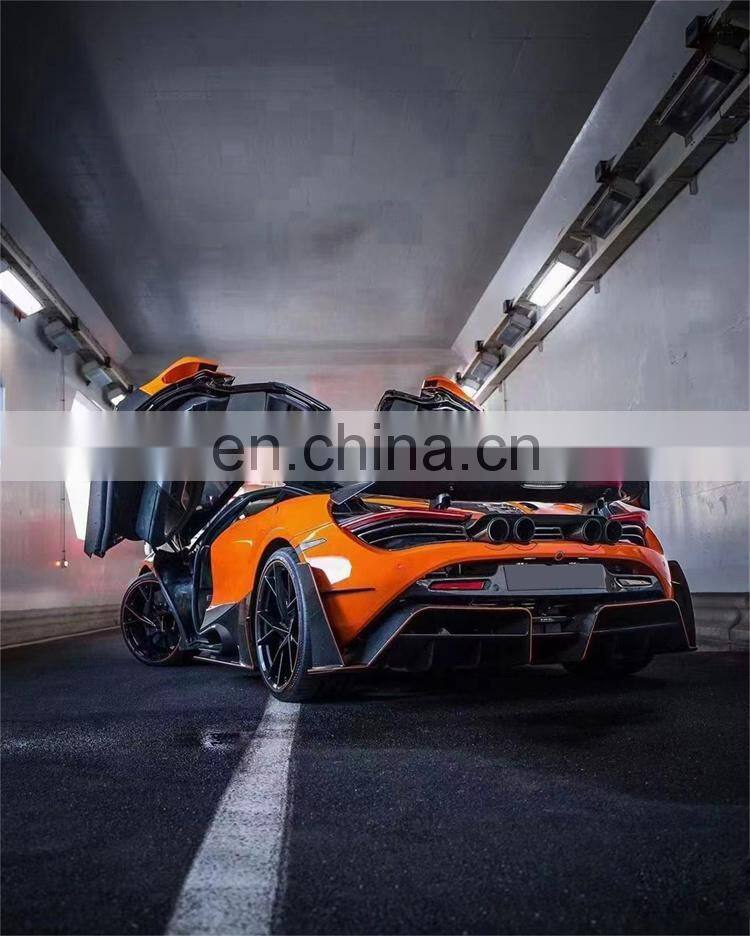 Runde Dry Carbon Fiber Kits For 16-19 Mclaren 720S Upgrade Mansory Style Body Kit Front Bumper Rear Bumper Side Skirts Fender