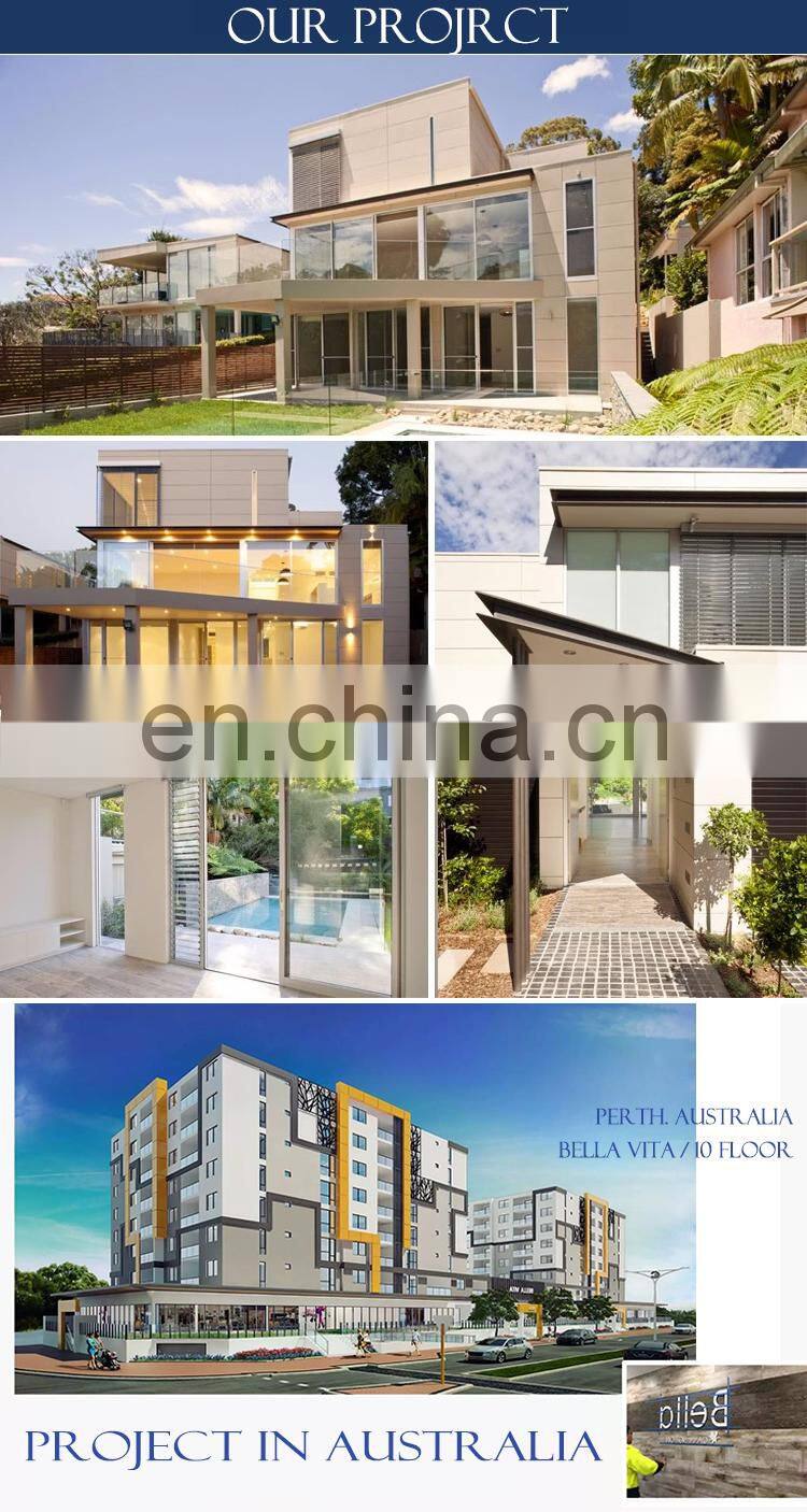 Superhouse Picture aluminum frame glass wood door wooden door for front door design with AS2047/CAS//DADE/NFRC/NOA certification