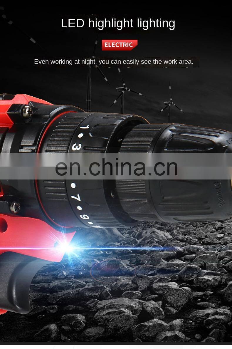 New Cordless Impact power wrenches Drill Electric Drill Rechargeable Electric Screwdriver drilling machines