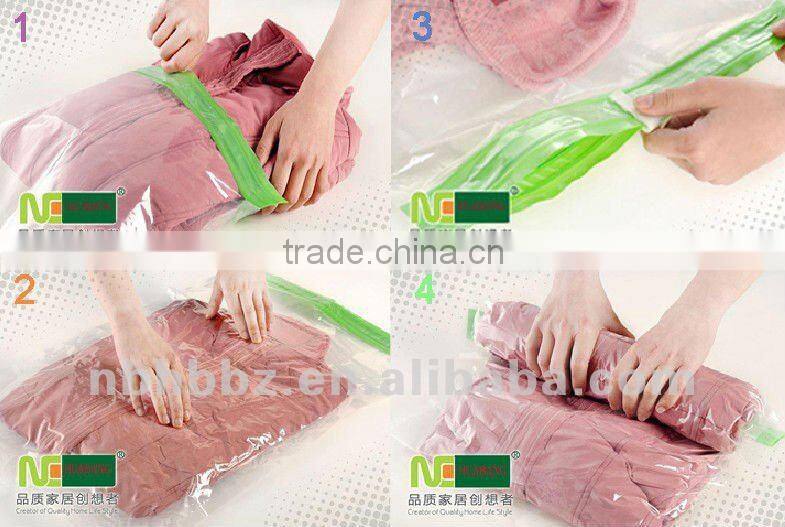 Roll-Up Vacuum Bag Storage Clothes Best for During Travelling