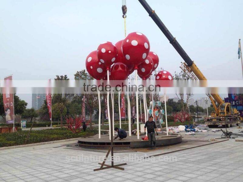 Modern Large Arts Stainless Steel 304 Sphere Sculpture for Garden decoration