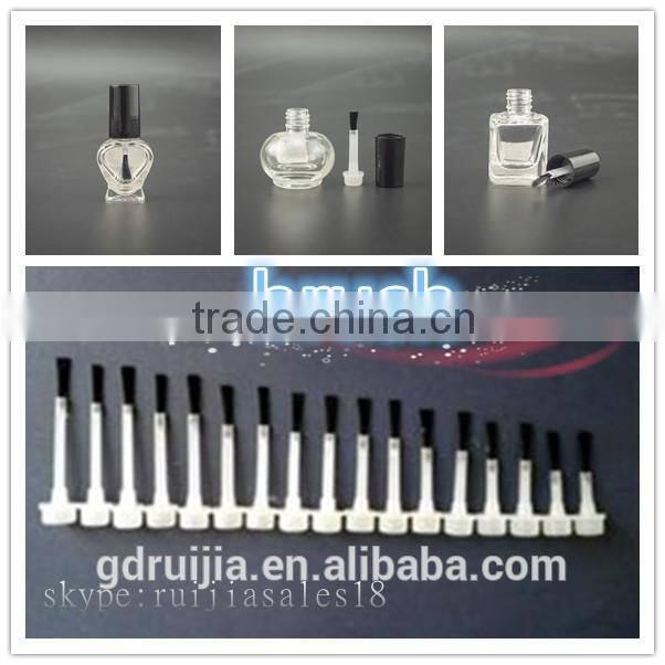 Free sample---clear glass nail polish bottle wholesale from Ruijia