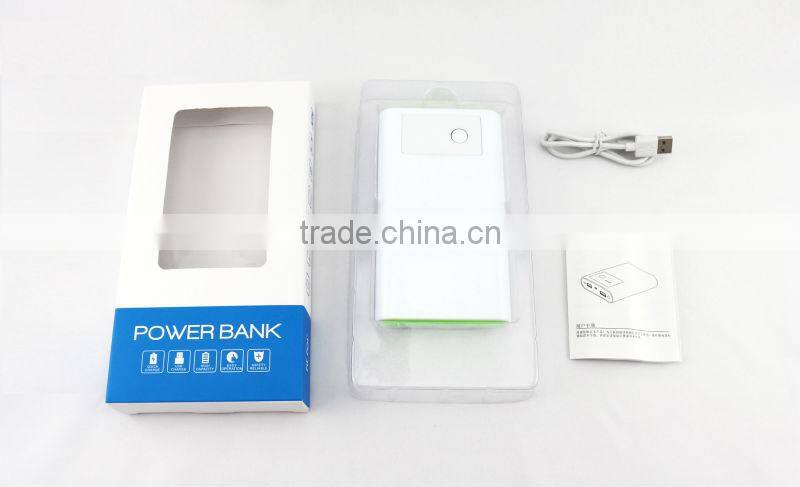 Hign capacity 15600mAh power bank with 6 li-ion battery
