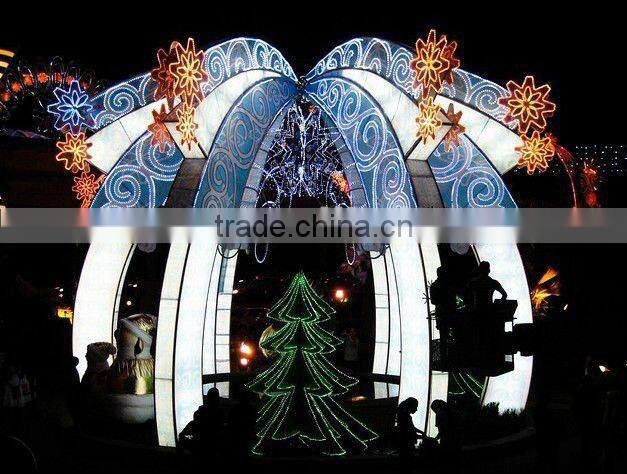 outdoor christmas street light decoration arches lights Decorations