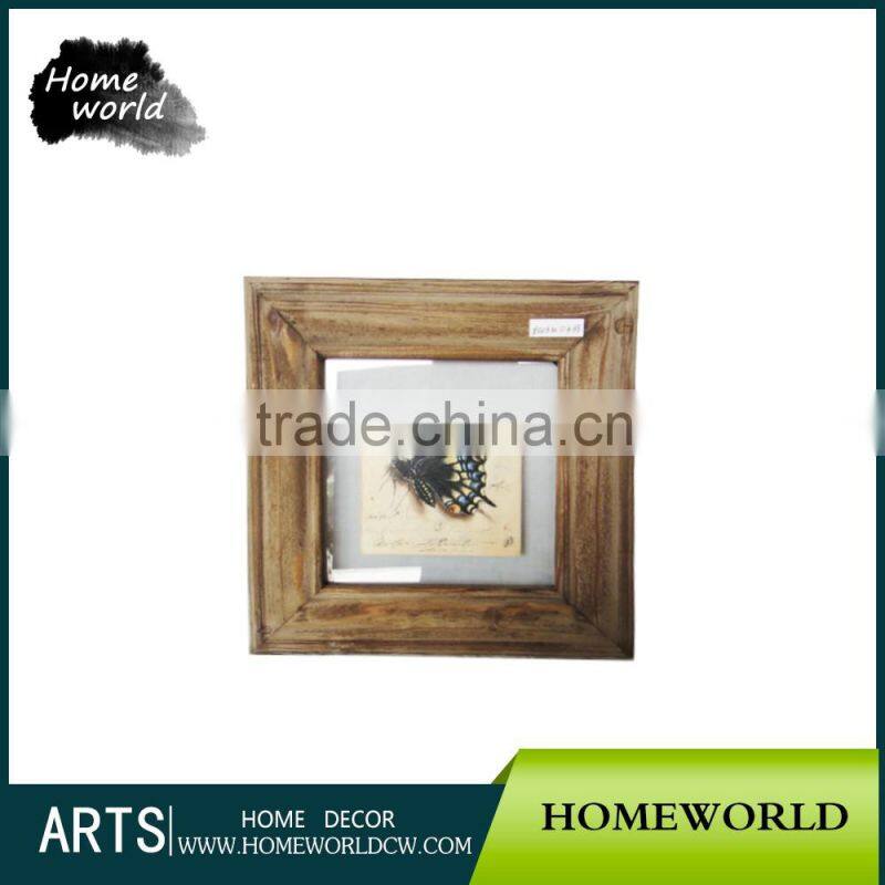 Customized antique imitation souvenir holding butterfly photo picture frame