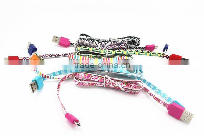 2015 newest high quality charging & sync data micro usb cable