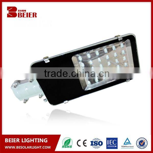 2016 newest Beier20W solar powered led night PV lights with Bridgelux chip for garden, park street lamp