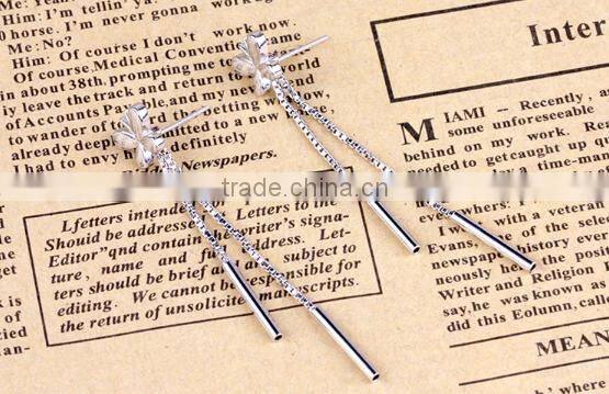 fashion jewelry earrings hot sale long chain earrings