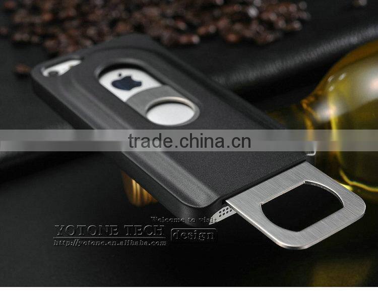 Aluminium bottle opener case for Iphone 6 6S , for I phone beer bottle opener