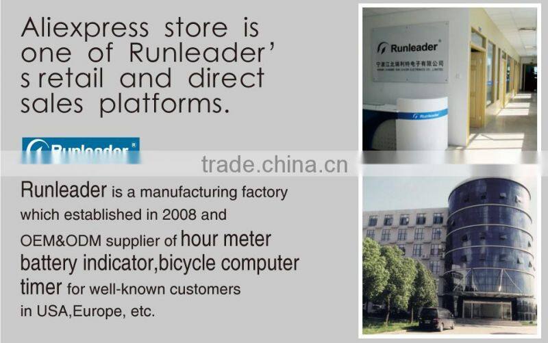 Bicycle computer stopwatch for Mountain Bike sport exrecise stopwatch green backlight LCD Speedomete