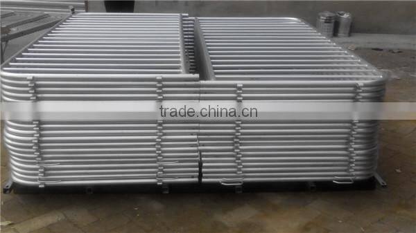galvanized steel traffic crowd control barrier