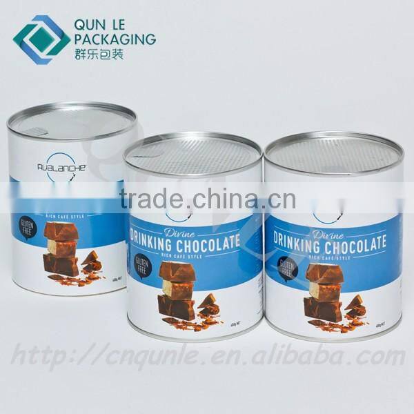 Bespoke Empty 400g Net Weight Coffee Tube Cardboard Tin