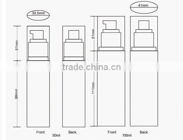 topfeel PA13 As frosted different and unique plastic airless bottle for great demand and quantity