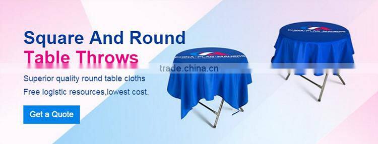 cheap polyester round tablecloth , 120 round tablecloth