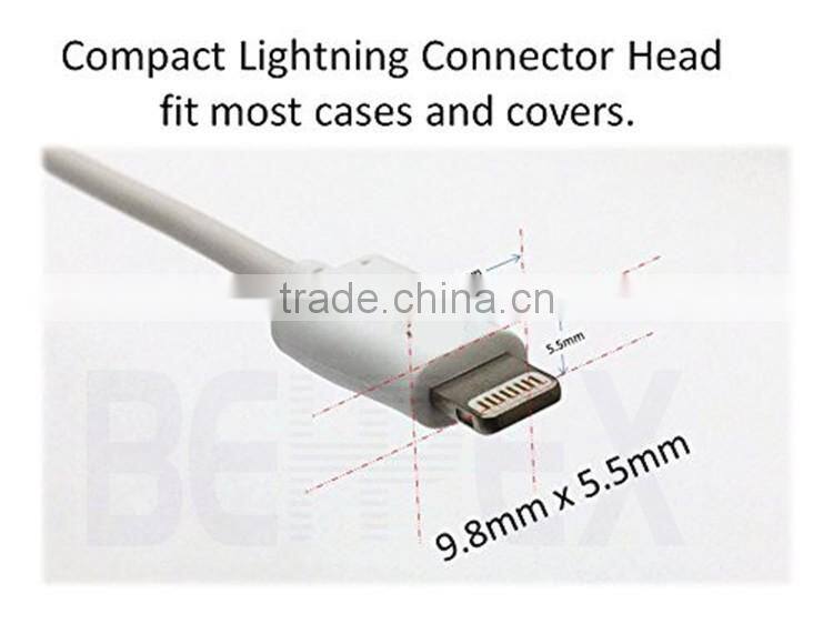Colorful Durable Flat Micro Charging USB Data Cable Led Light