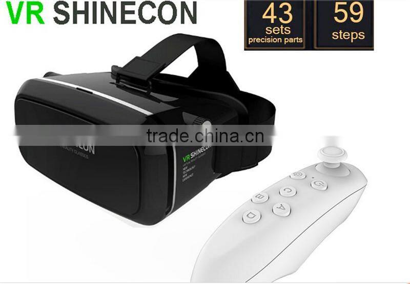 Gadgets 2016 newest 3d glasses virtual reality high quality shinecon vr, VR shinecon glasses with a wholesale price best selling