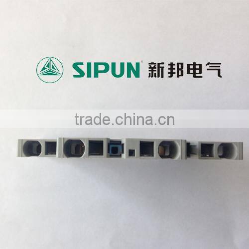 din rail cage spring double deck terminal connector