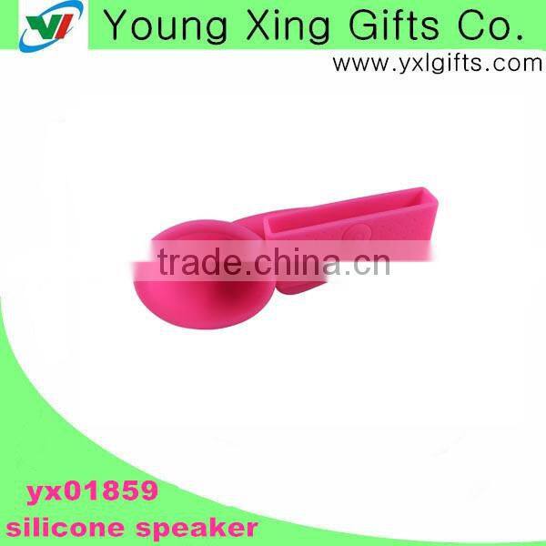 silicone phone speaker/sirlicone cellphone speaker