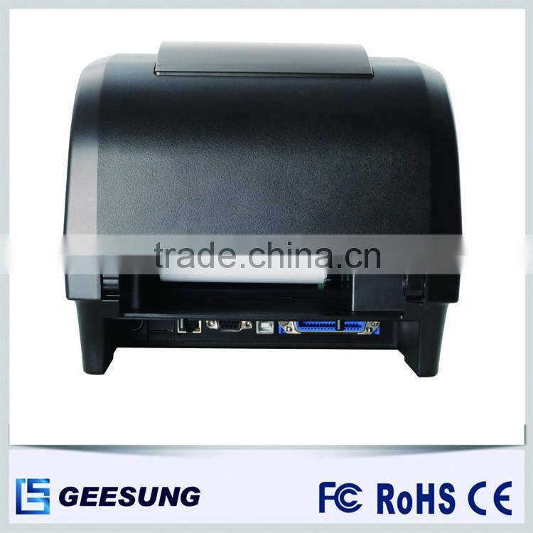 Barcode printer for thermal transfer label barcode printer