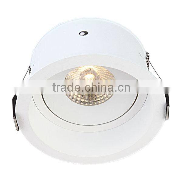 8W IP54 High quality adjustable dimmable anti-glare cob led downlight