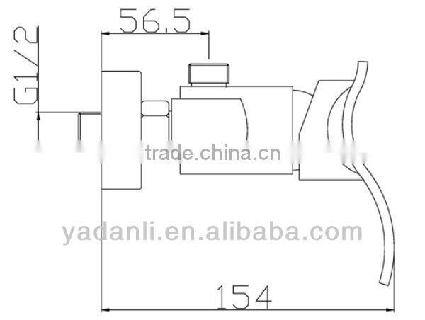 wall mounted shower mixer taps 3026A