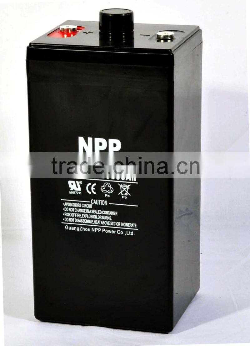 waterproof solar lead acid vrla battery 2v 300ah