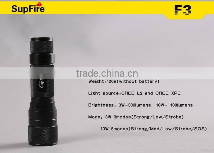 focusing LED Flashlight Accept OEM with 5modes