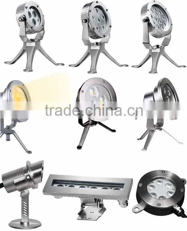 High Quality Underwater 12V Ip68 Led Spot Light 12w