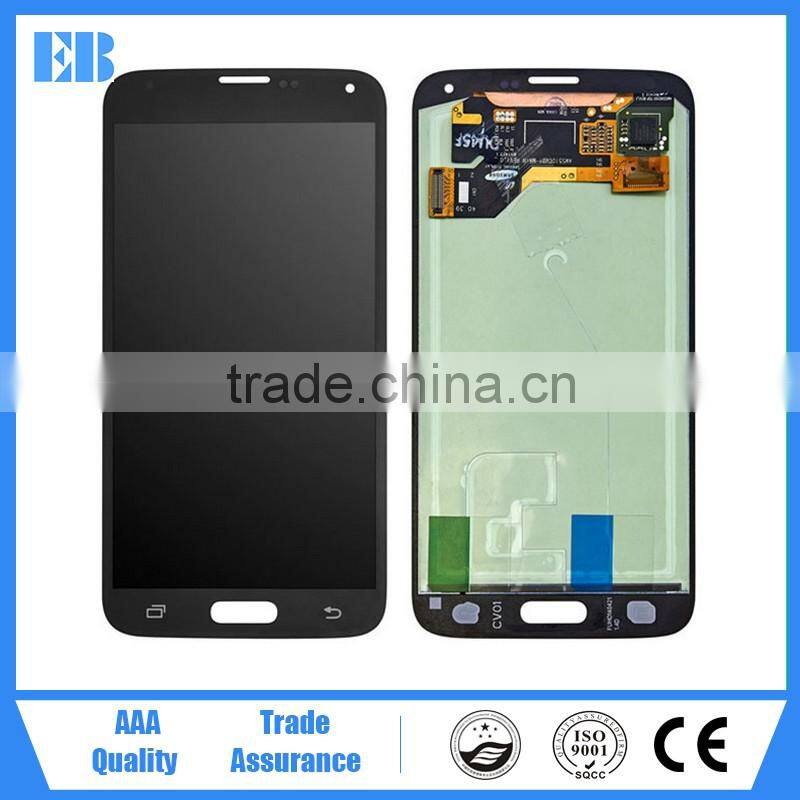 For samsung galaxy s5 lcd with touch screen, touch screen digitizer assembly for S5