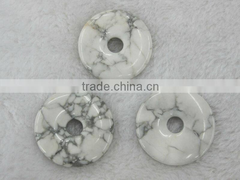 Wholesale different size Tian Shan Blue donut gemstone