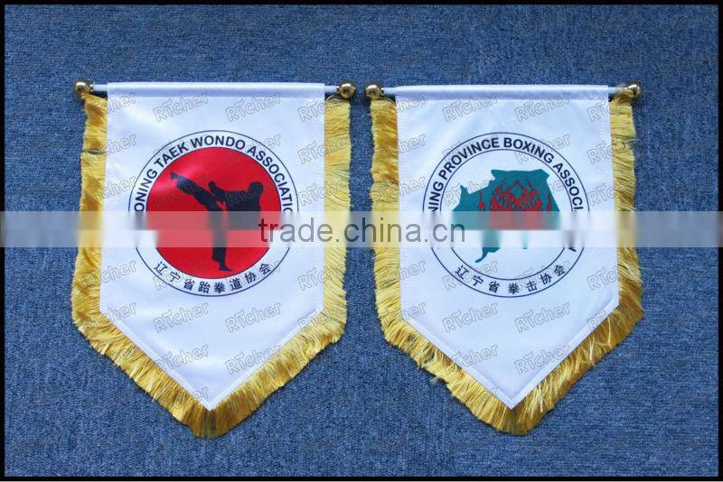 Custom material embroidery flag gift flag club flag