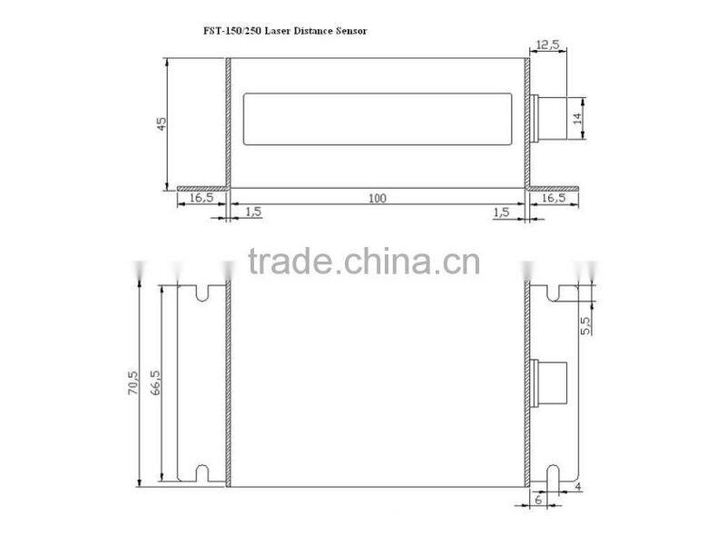 150m laser distance sensor for length measurement
