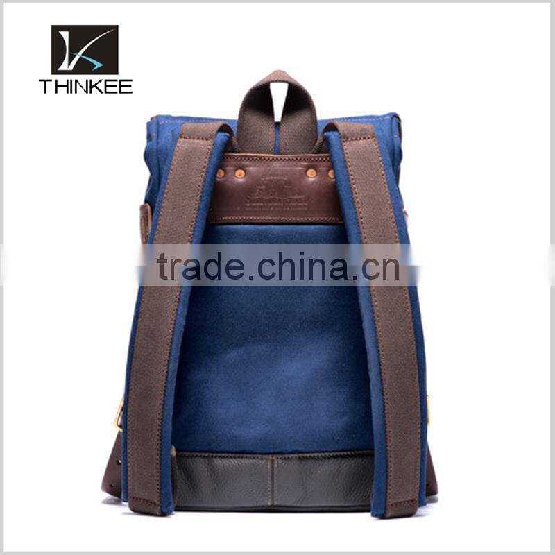 high quality custom canvas outdoor camping travelling backpack